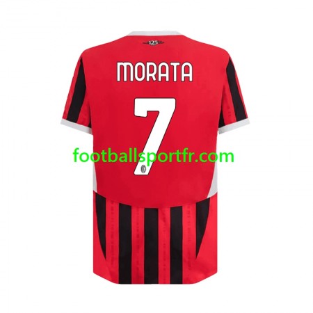 Tenue AC Milan Alvaro Morata 7 Domicile 2024-2025 Maillot de Foot